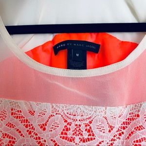 🧡EUC - Marc by Marc Jacobs Lace Overlay Top
